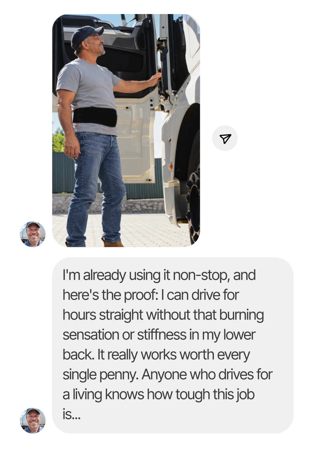 Customer feedback screenshot 7