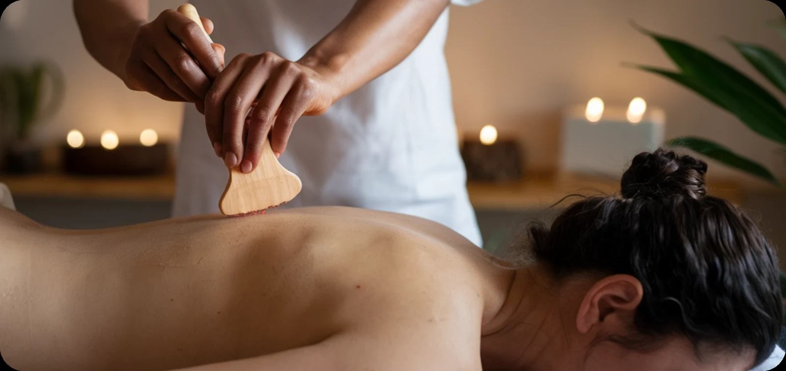 Guasha massage simulation
